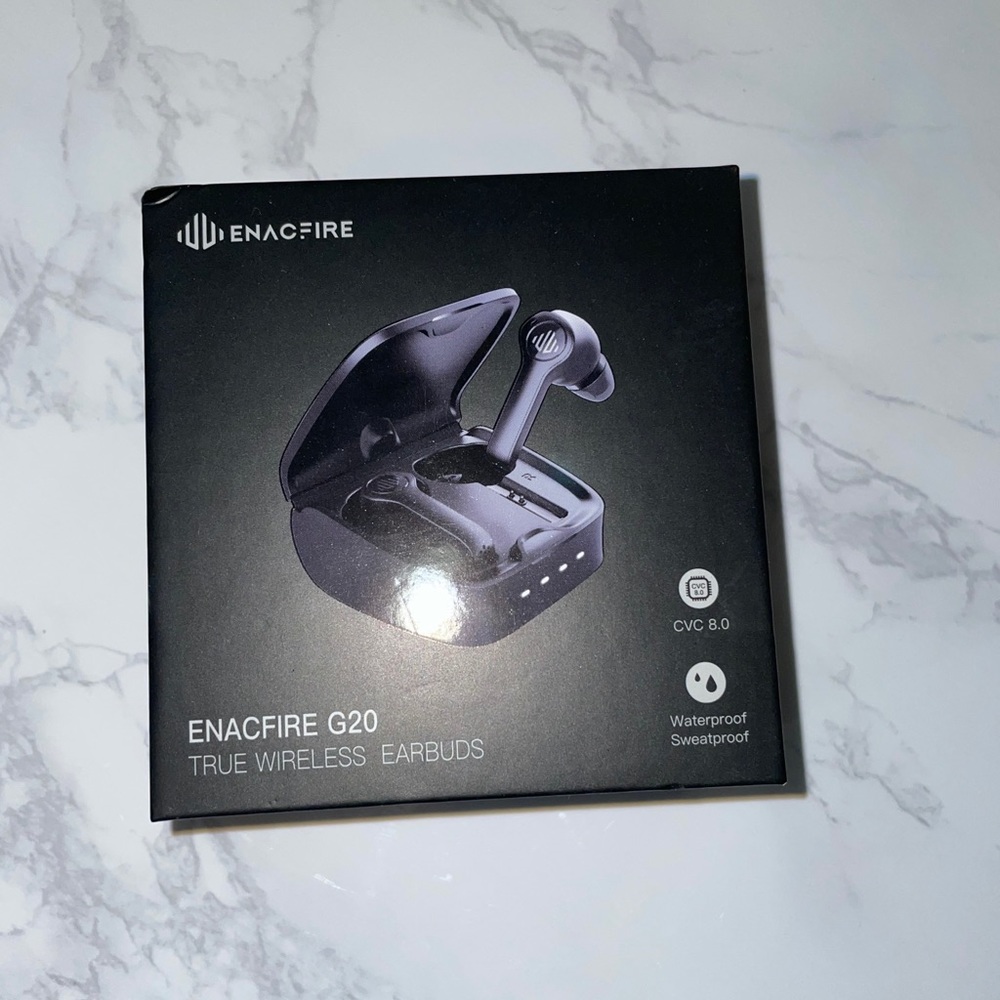NEW Enacfire G20 Wireless Bluetooth Earbuds Black